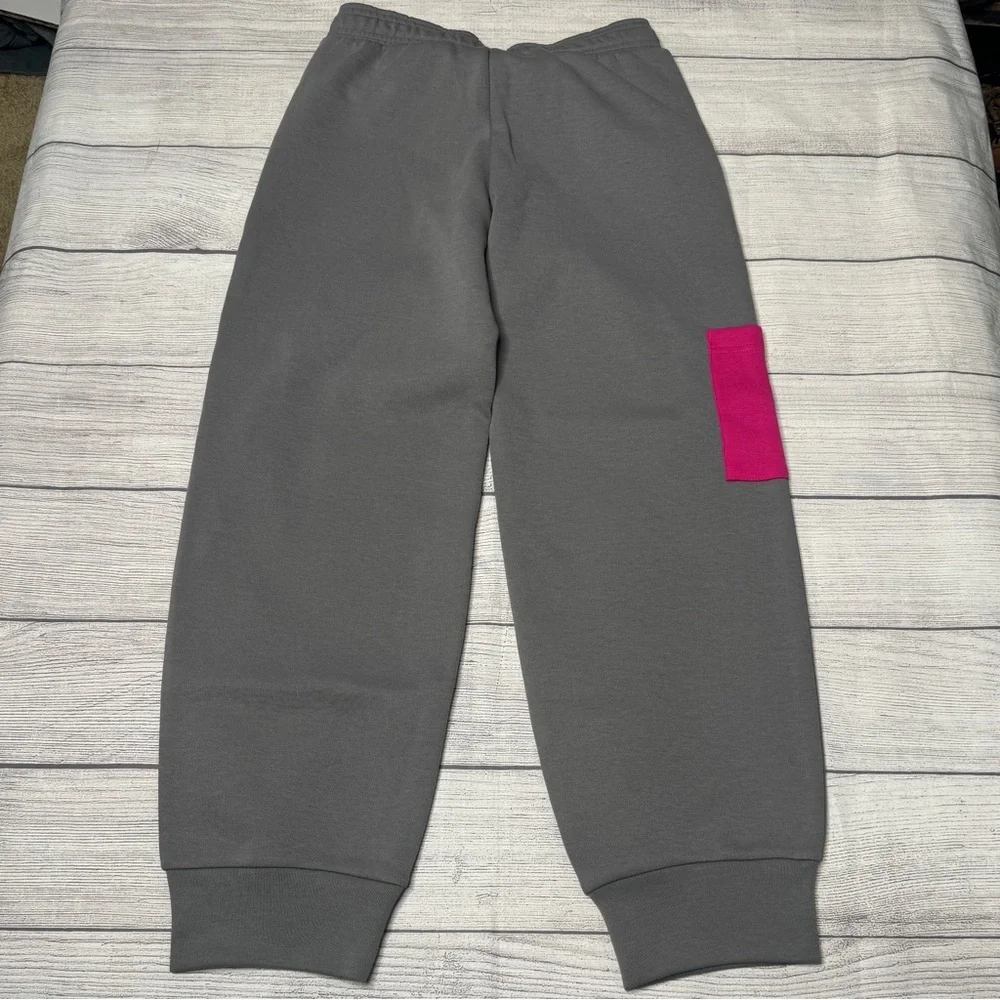 Adidas Lego Girls Multi Sport Sweatpants‎ Mystery Gray Real Magenta Medium NWT